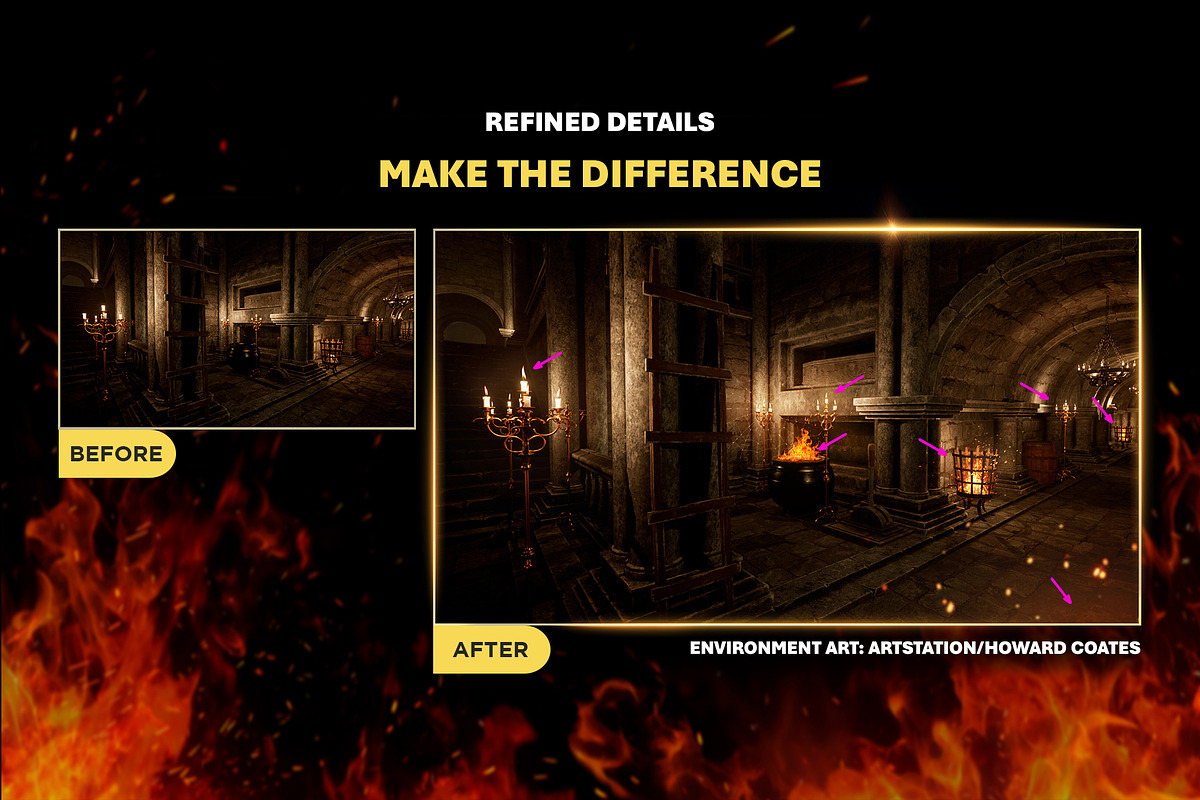 300+ Fire and Flame Overlay Effects, an Object Graphic by Mikel Blazgad (Photo 5 of 11)