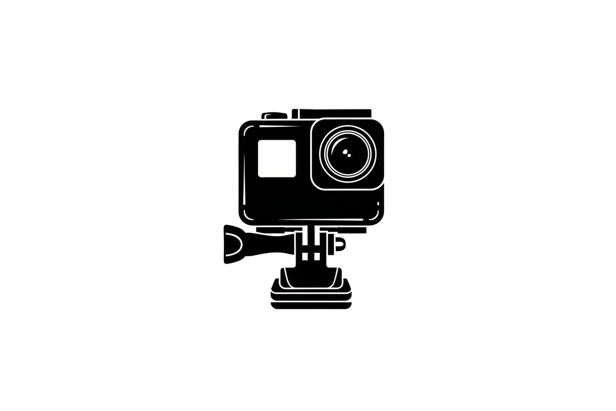 60 Action Camera Silhouette Icon, an Illustration by Artivon (Photo 29 of 61)