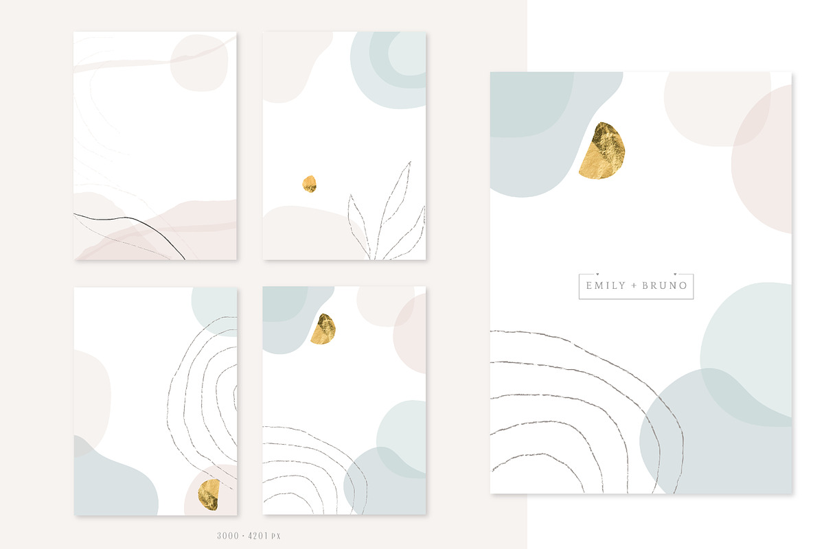 Abstract shapes art collection, a Texture Graphic by Anna Sokol (Photo 13 of 28)