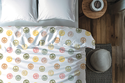 Retro Smiles Seamless Pattern, a Pattern Graphic by OwlAndFern (Thumbnail 2 of 17)