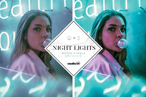 3 Neon Lights Presets