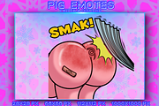 PIG EMOTES, an Animal Illustration by YUNGMOTS (Thumbnail 4 of 5)