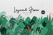 Modern abstract floral set., a Texture Illustration by Alona Savchuk (Thumbnail 1 of 14)