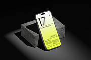 Iphone 17 Mockup, an iPhone Mockup by Unerispace (Thumbnail 5 of 5)