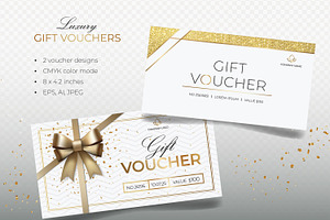 Gift Voucher Templates Luxury Design, a Templates & Theme by Hanna's ArtLab