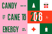 Bright Winter Sans Serif Christmas, a Sans Serif Font by Vadovastd (Thumbnail 5 of 8)