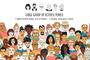 People Of The World Pattern