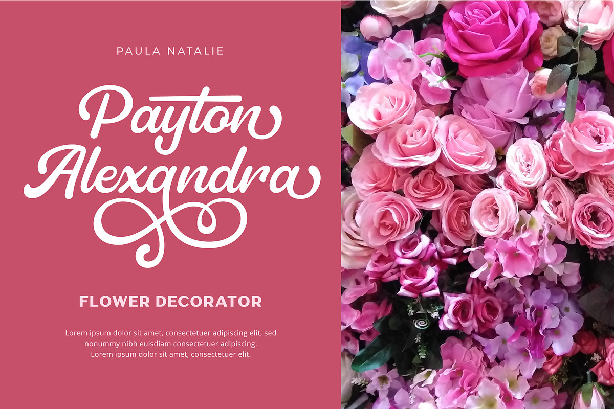 Paula Natalie - Playful Script Font, a Font by Grezline Studio (Photo 6 of 10)