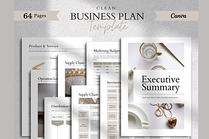 Customizable Business Plan - Clean