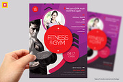 Fitness Flyer / Gym Flyer V13, a Flyer Template by Satgur Graphic Design (Thumbnail 3 of 3)