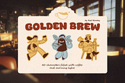 40 Hand-Drawn Café Characters, a Food Illustration by Red Monkey (Thumbnail 1 of 12)