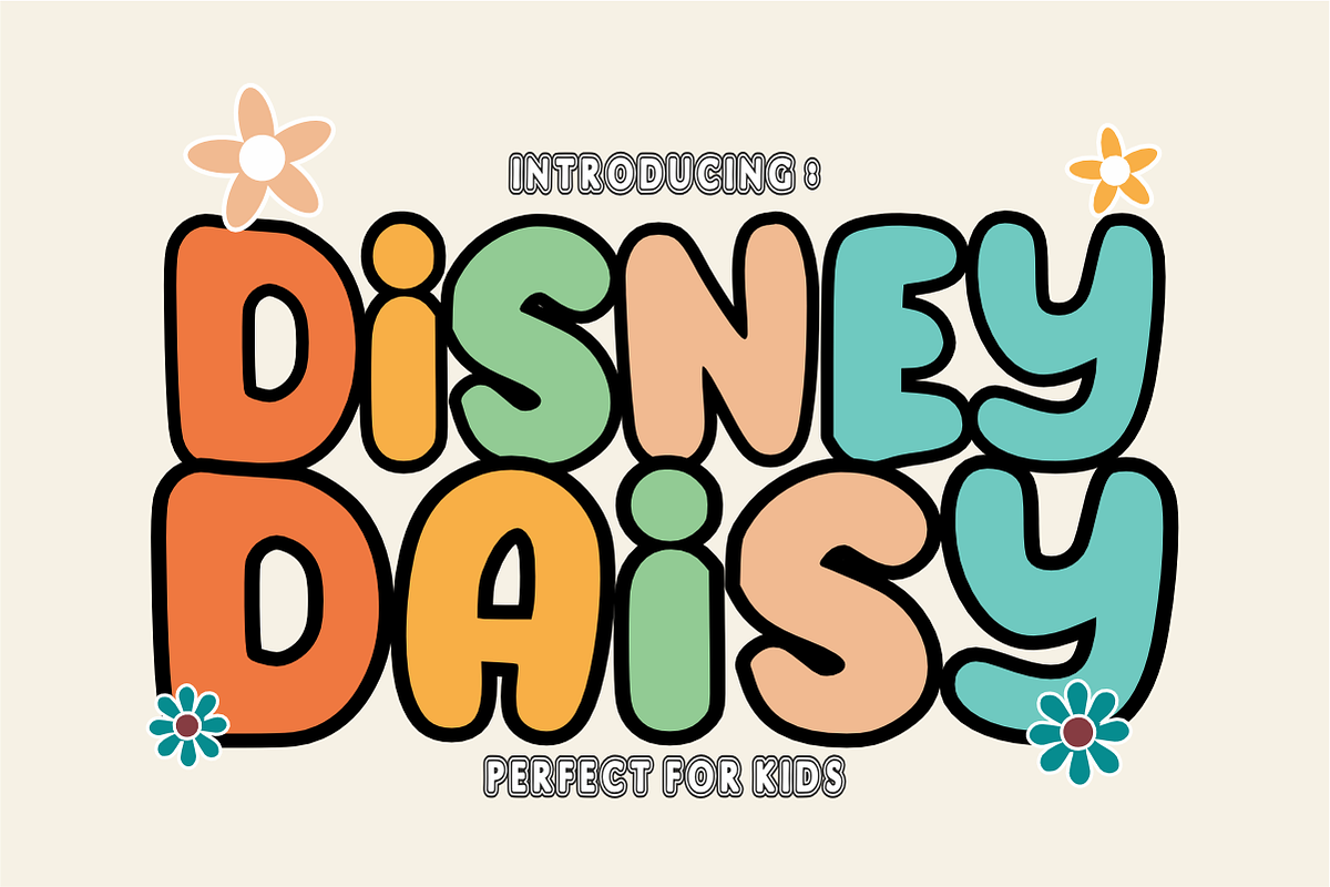 Retro Autumn - Groovy Font, a Sans Serif Font by KiddoGlyphs Studio (Photo 3 of 5)