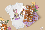 Groovy Easter Retro collection, an Animal Illustration by owlasya (Thumbnail 2 of 8)