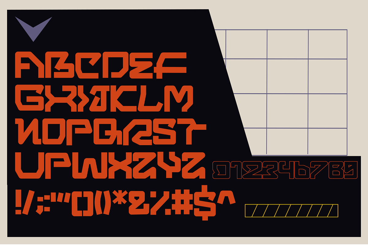 Exsi Font - Futuristic Display Font, a Serif Font by Dm Studio (Photo 4 of 10)
