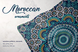Moroccan ornaments set