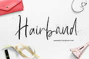 Hairband, a Script Font by Larin Type Co. (Thumbnail 1 of 7)