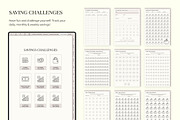 Boho Digital Budget Planner, a Templates & Theme by Digital_Mind (Thumbnail 7 of 10)