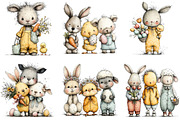 Whimsical Easter Clipart Png Bundle, an Illustration by Sublimation Artist (Thumbnail 5 of 7)