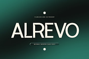 Alrevo - Modern Sans Serif Font, a Sans Serif Font by Flawless And Co (Thumbnail 1 of 10)