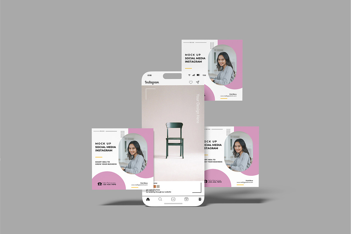 Mobile Social Media Post Mockup, a Social Media Template by rizalamora (Photo 10 of 11)
