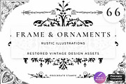 Procreate Frames & Ornaments brushes, a Brush Add-On by AW Studios (Thumbnail 1 of 8)