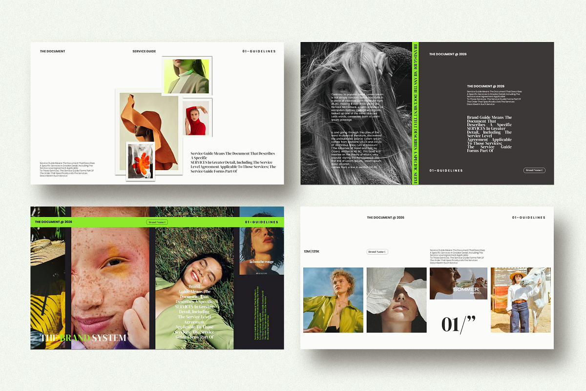 Oasis / Brand Portfolio Template, a Presentation Template by Studio Industry (Photo 4 of 10)