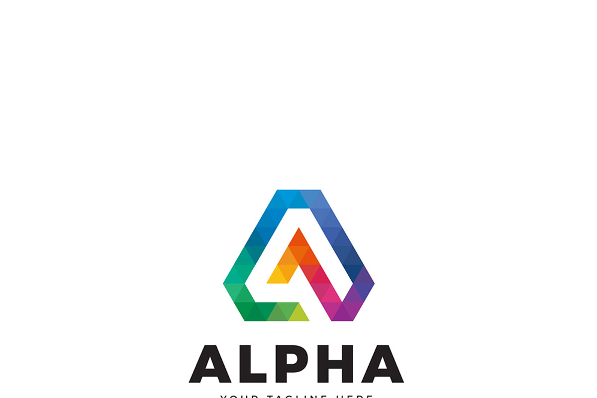 Alpha Letter A Logo, a Branding & Logo Template by ehaezer (Photo 2 of 2)