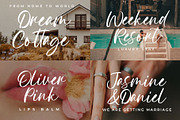 Allendia Modern Script Font, a Script Font by RantautypeStudio (Thumbnail 8 of 15)