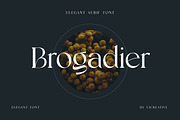 Brogadier Elegant Serif Font, a Serif Font by UICreative (Thumbnail 1 of 13)