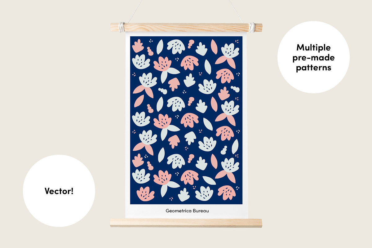 Floral Botanics, a Pattern Graphic by Geometrica Bureau (Photo 3 of 14)