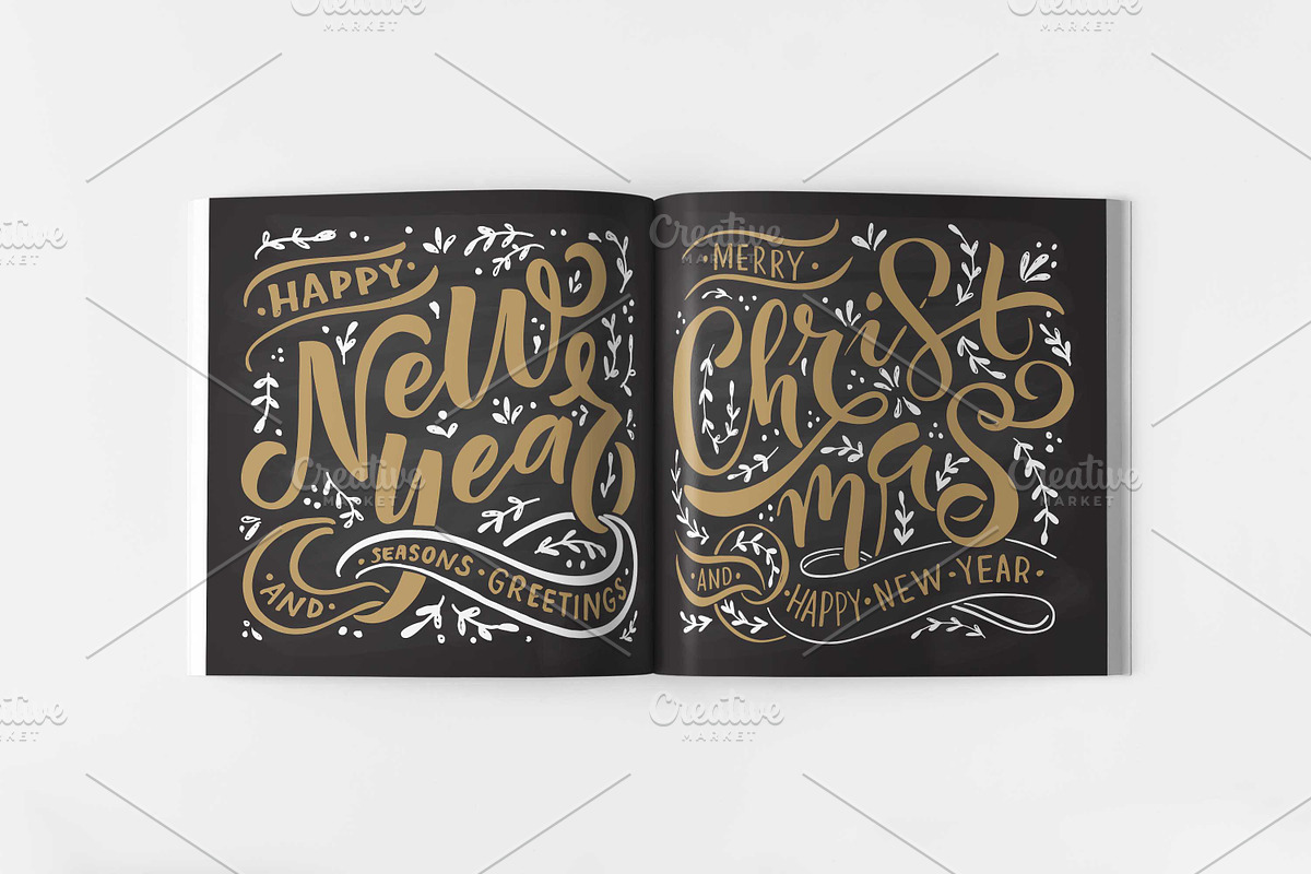 Merry Christmas & Happy New Year Set, a Templates & Theme by Svetlana Kurako (Photo 2 of 5)
