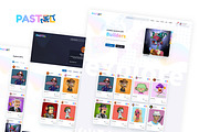 Pastel NFT marketplace HTML template, a Bootstrap Template by IG Design (Thumbnail 1 of 11)