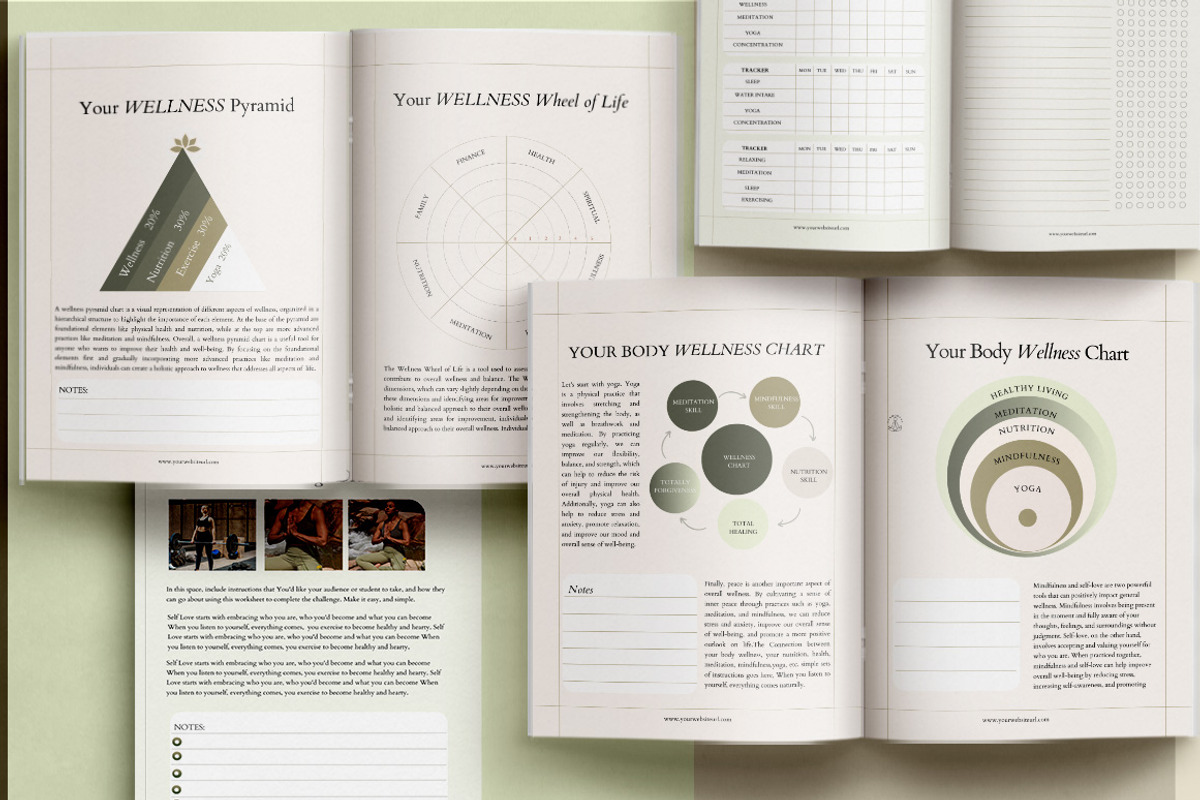 Wellness Coach Workbook Canva preview 8