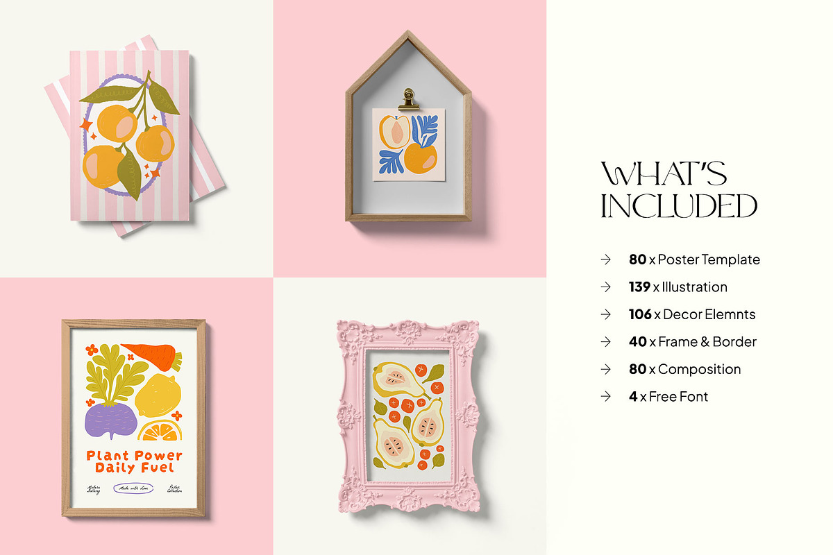 Healthy Food | Wall Art Collection, an Object Graphic by Leleka.Store (Photo 3 of 20)