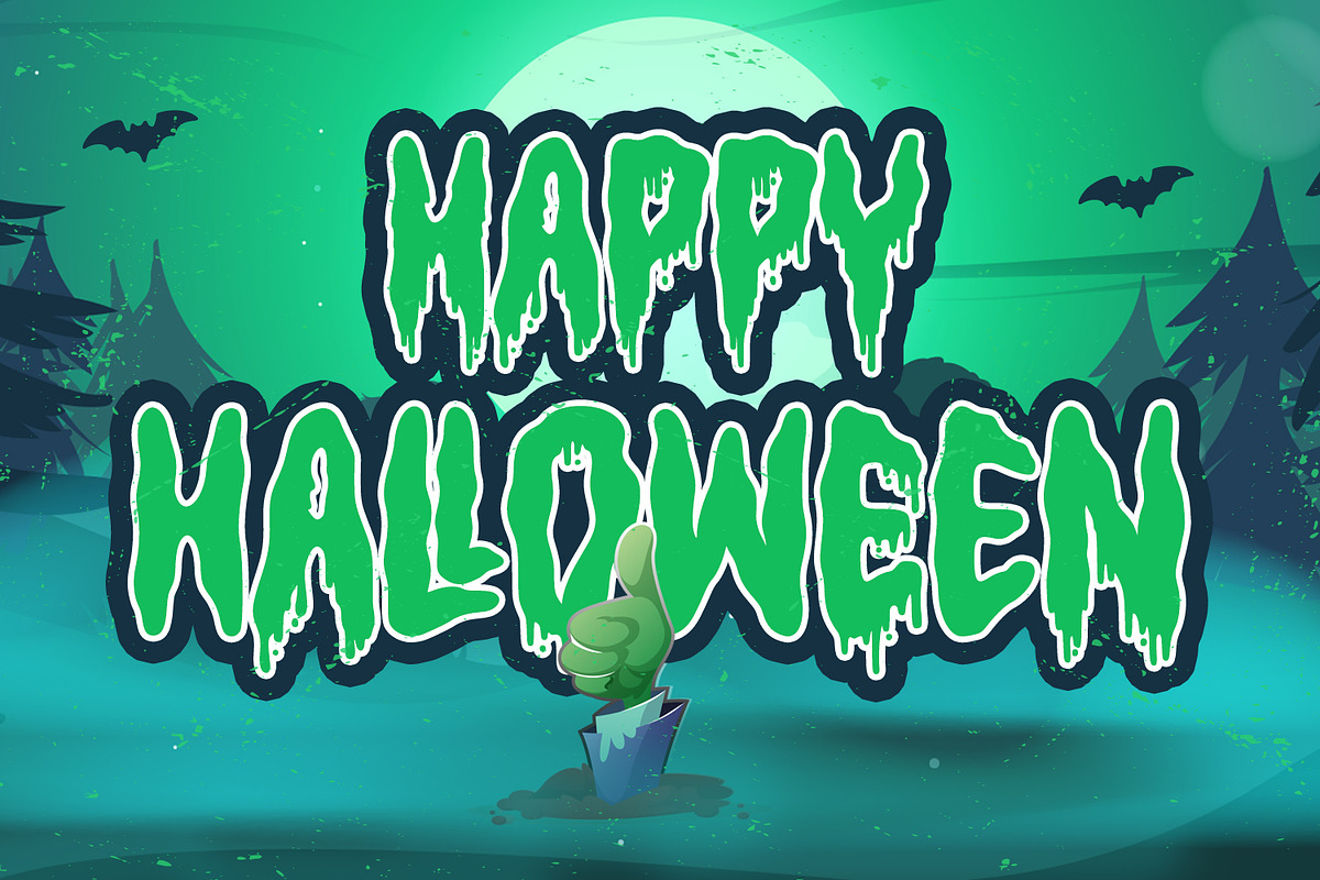 Ghoulies - Horror Display Font, a Sans Serif Font by Alpaprana (Photo 3 of 11)