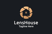 Gold Lens House Logo Design, a Branding & Logo Template by Artiveko (Thumbnail 2 of 3)