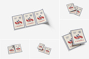 Postage Stamp Mockup, a Product Mockup by Indah (Thumbnail 1 of 6)