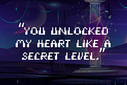 Glyph Galaxy - Retro Video Game Font, a Sans Serif Font by HipFonts (Thumbnail 9 of 10)