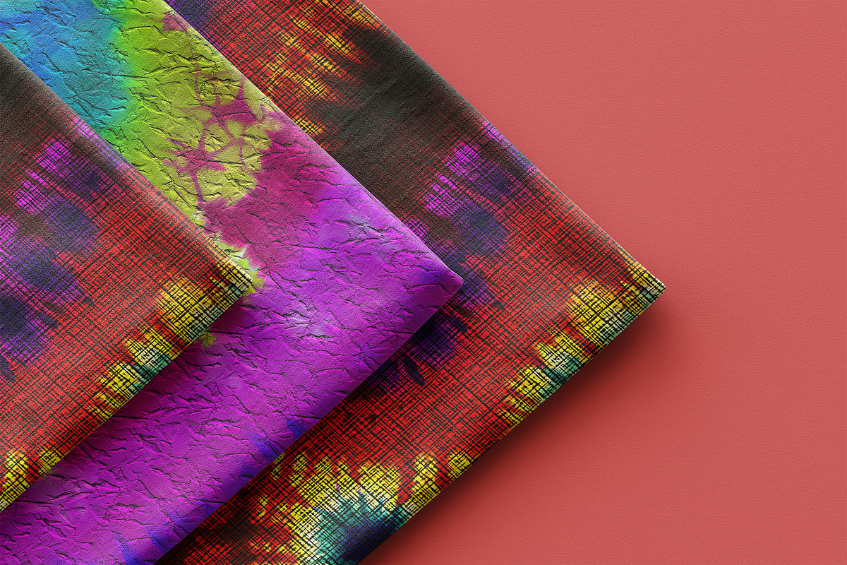 Tie-Dye Texture Digital Papers #85, a Texture Graphic by Digital Art Collectibles (Photo 2 of 5)