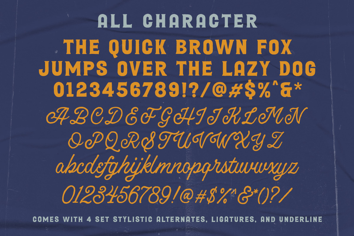Broadley - Vintage Font Duo, a Font by Letterhend Studio (Photo 8 of 9)