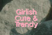 Girlish Waves - Summer Sans, a Sans Serif Font by Misha Sova (Thumbnail 6 of 12)