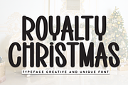 Royalty Christmas | Script Font, a Script Font by Scratchones (Thumbnail 1 of 8)