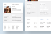 Clean Design Resume Template, a Resume Template by Filip Studio (Thumbnail 2 of 4)