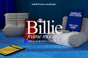 BILLIE | Modern Frame Mockup Set