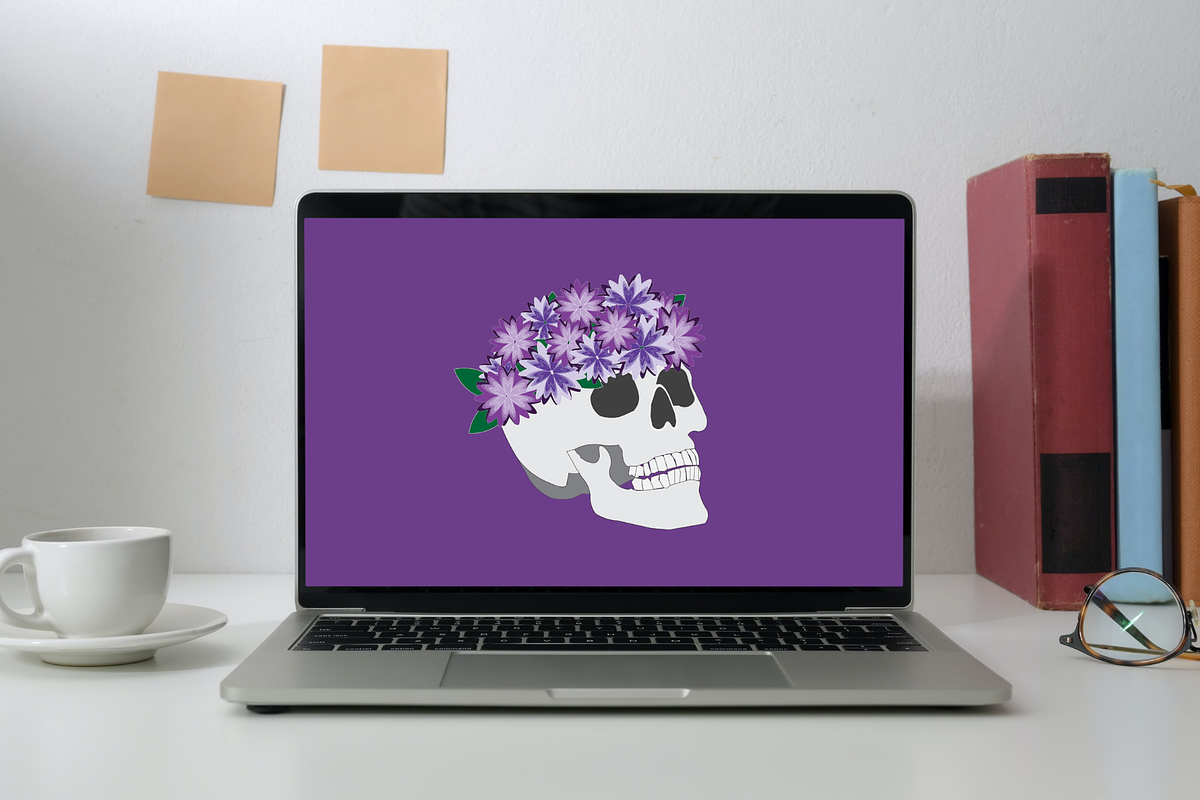Skull Sublimation, an Object Illustration by Raafeya's Crafts (Photo 3 of 4)