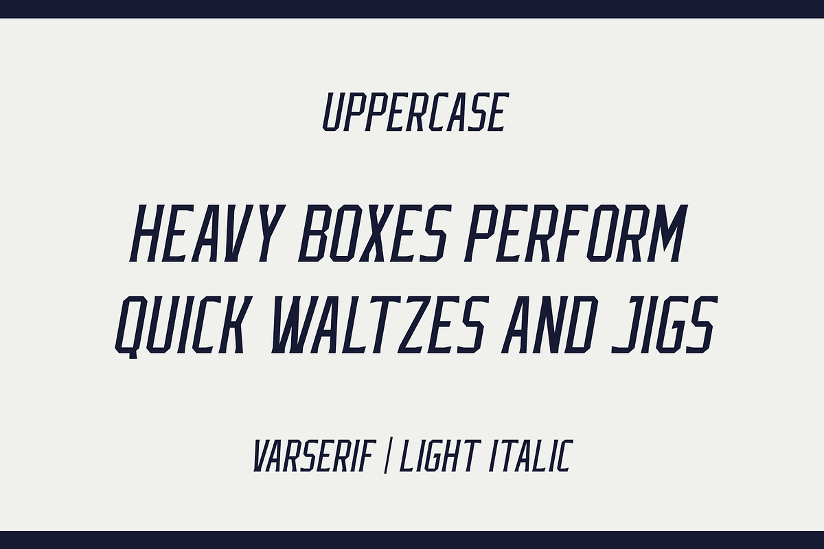 Varserif Font Family, a Serif Font by Alphabet Agency (Photo 14 of 16)
