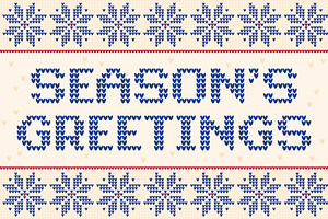 Ugly Sweater Christmas Font Bundle