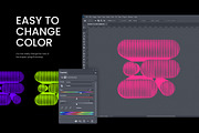 3D V3CTORS - 60 Geometric Vectors, an Object Graphic by assetpro.design (Thumbnail 6 of 13)