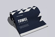 Towel Mockup Two Views, a Household Mockup by graphicsauce (Thumbnail 2 of 4)