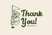 Golf Mascot Illustration Pack, a Sport Illustration by Skilline Supply Co. (Thumbnail 11 of 11)